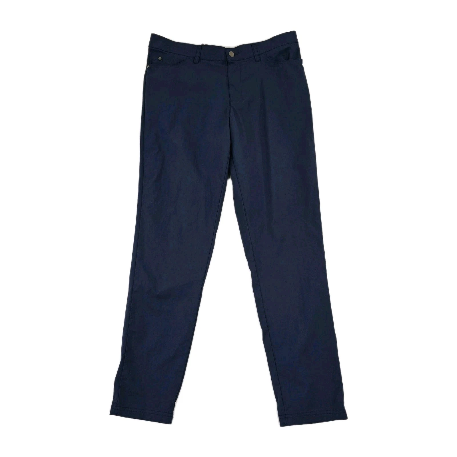 Adidas Pants Mens 34x32 Navy Blue Stretch Woven Performance Golf Chino Casual