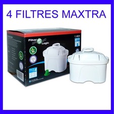 4 cartouches filterlogic pour carafe compatible maxtra brita
