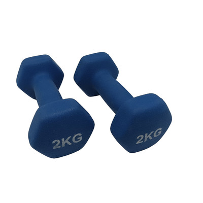 Amazon Basics Neopren Hanteln 2 x 2 kg Set griffig sechseckig Training