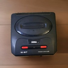 Sega Mega Drive 2 Schwarz.  Kein Kabeln Dabei, Nicht Getestet, Evtl. Defekt !