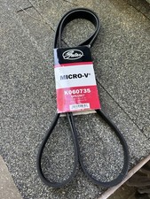 Gates FleetRunner Heavy-Duty Micro-V Serpentine Drive Belt K060735 Auto