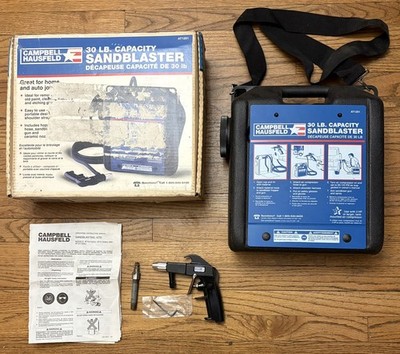 Campbell Hausfeld Sandblaster AT1251 Portable 30 LB Hopper