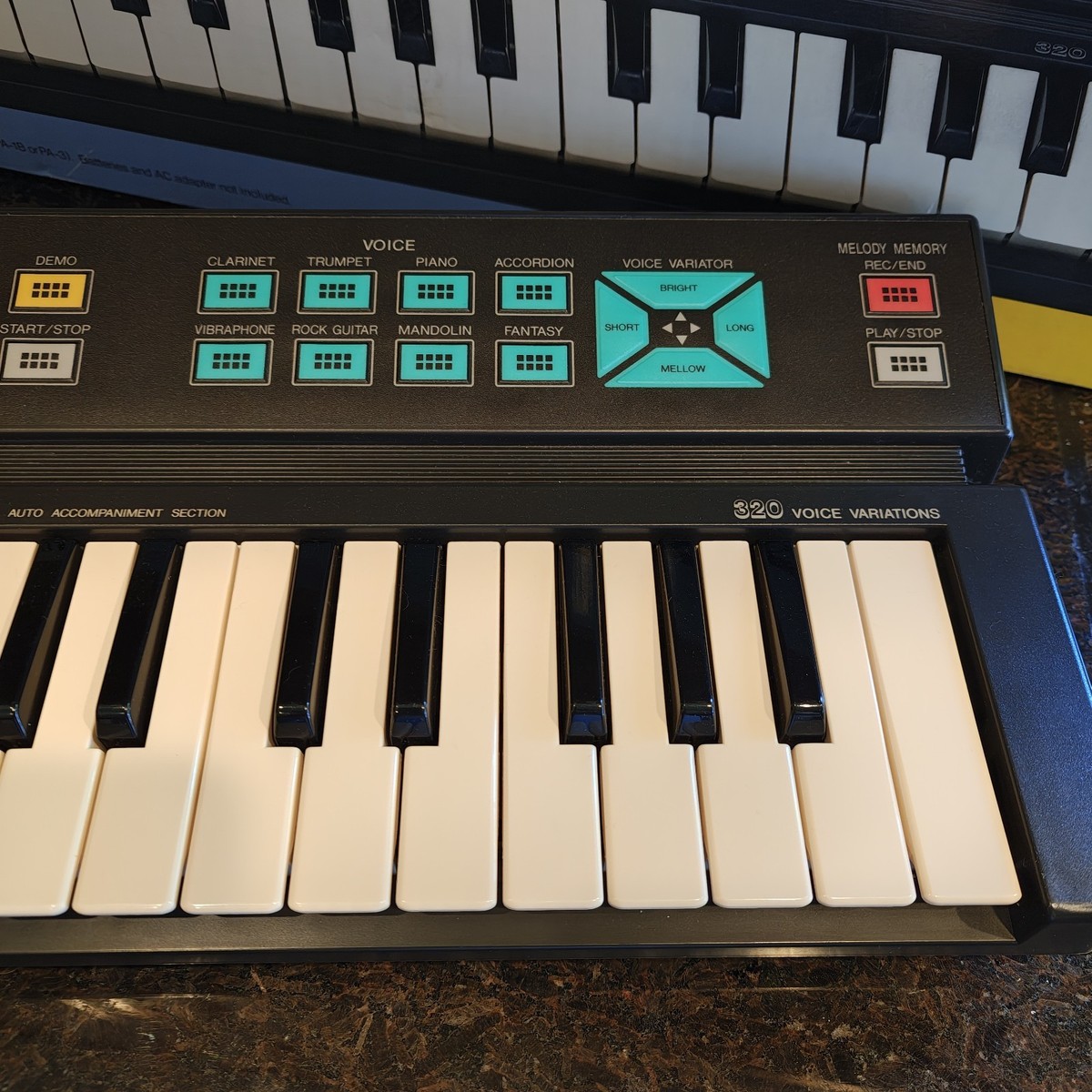 Br1 Yamaha PortaSound Pss-80 32 Mini Key Keyboard Digital