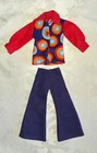 Vintage 1960's 1970's Barbie Clone Outfit ~ Top & Pants ~