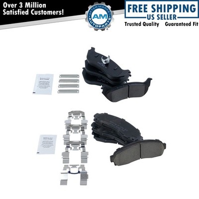 Premium Posi Ceramic Brake Pad Set Front & Rear Kit for Ford Mercury