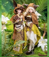 1/4 Forest Green Long Sleeve Irregular Skirt Set Outfit Fit BJD Doll Clothes