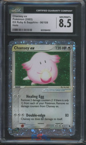 Chansey ex graded CGC 8.5 for sale on eBay