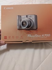 Canon PowerShot A700 6.0MP Digital Camera - Silver for sale online