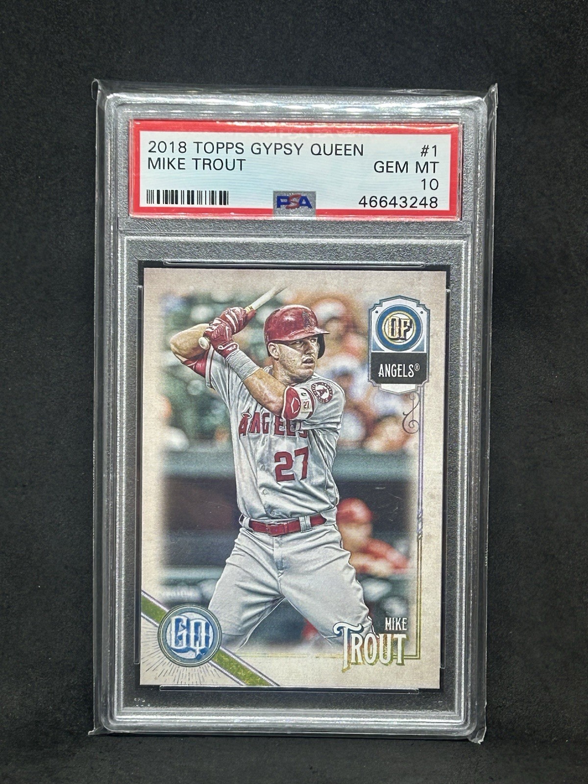 MIKE TROUT 2018 Topps Gypsy Queen PSA 10 Gem Mint Angels MVP Sh