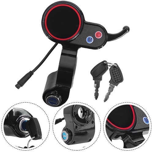 LCD-schermpaneel voor elektrische scooters, 48V TF-100-scherm, 6-pins communicatie-instrument, modificatie-accessoire voor de M4 elektrische scootercontroller