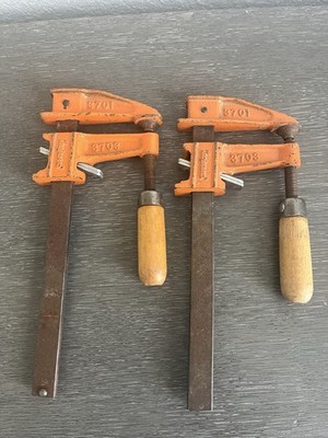 VINTAGE JORGENSEN 2PC 3706 BAR CLAMP SET - USA