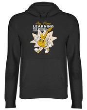Personalised Learning the Strings Guitar Lover Hoodie Mens Womens Hooded Top