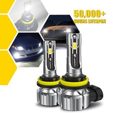 2X H11 H8 H9 LED Headlight Light Bulbs Low Beam Fog Lamp White High Power DRL