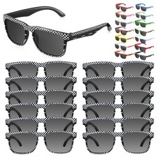 12 Pack Sunglasses for Party Favors Plastic Sunglasses for Summer Pool Beach ...