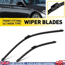 Front Windscreen 26" 18" Flat Aero Wiper Blades for BMW 5 Series F7 F10 F11 L&R