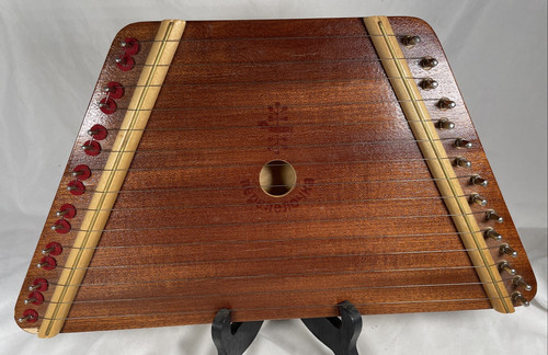 Vintage Nepenenoyka 15-String String Wooden Lap Harp Musical Instrument