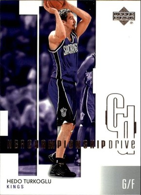 2002-03 Upper Deck Championship Drive #80 Hedo Turkoglu - BSK