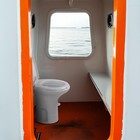 Yescom RV Toilet Porcelain Enamel Gravity Flush Camper Trailer Toilet Travel — photo 9