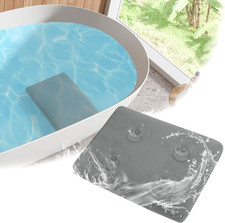 Bath Cushion for Tub with Powerful 4 Non-Slip Suction Cups,Quick Dry Mesh Bathtu