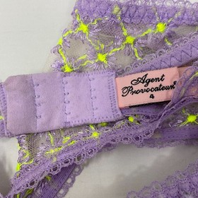 Agent Provocateur Nancee Lilac Yellow Suspender AP4 Large