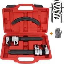 2pcs Heavy Duty Coil Spring Compressor Tool with Safety Bracket 2200LB Car Truck