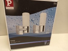 Paulmann 703.54 Wandfackel, Metall, E14, transparent