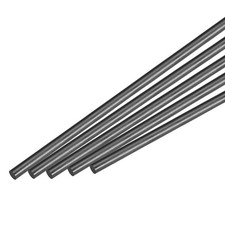 5 Pack 6mm x 300mm Carbon Fiber Rod for RC Plane DIY Tool Wing Tube Pultruded