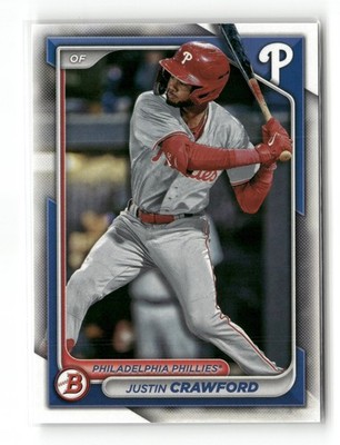 2024 Topps Bowman - Justin Crawford #BP-17 ROOKIE (RC)