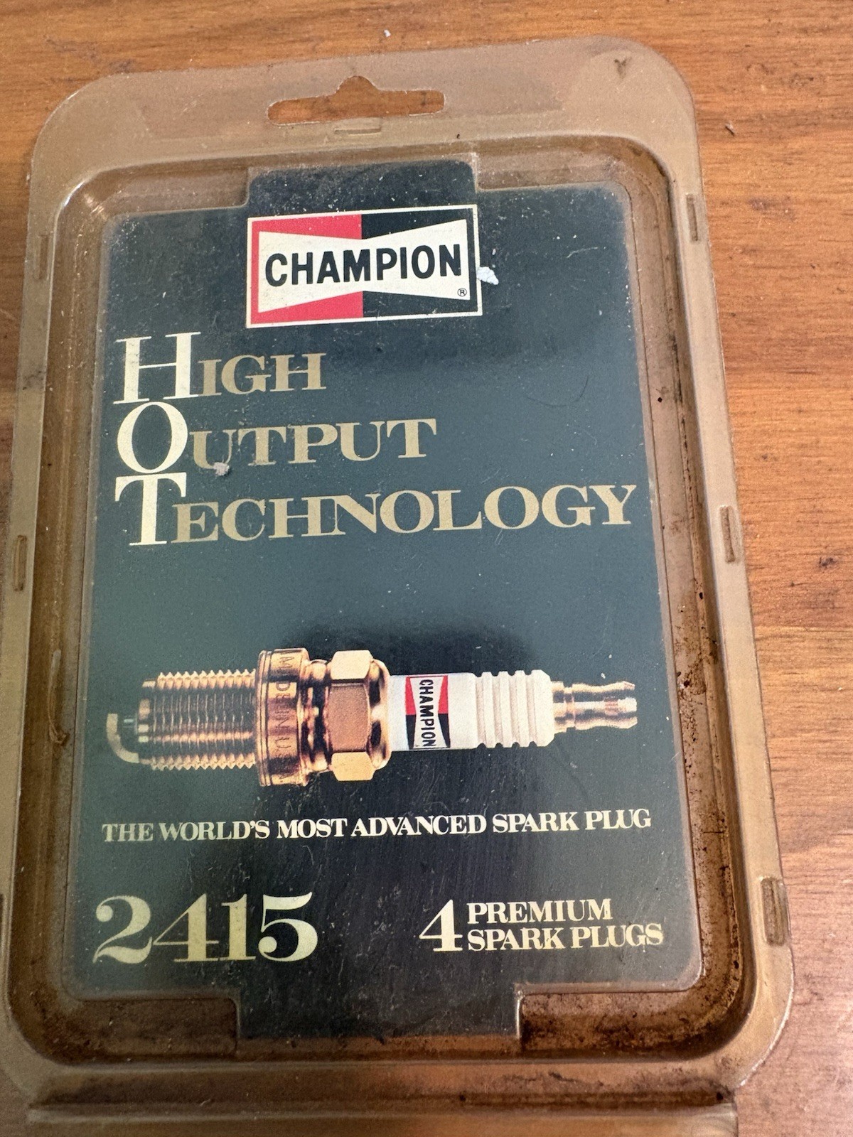 NOS OEM Pack of 4 Champion High Output Technology Spark Plugs 2415