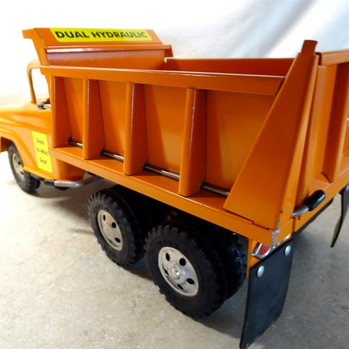 Vintage Tonka Big Mike Hydraulic Dump Truck + Box, State Hi-Way Don DeSalle - Picture 18 of 24