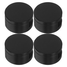4 Pcs Glass Holders for Cabinets Clamps Wall-mounted Mirror Hanger