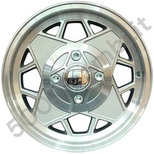 FIAT 500 EPOCA 126 4 CERCHI IN LEGA ABARTH MILLEMIGLIA STELLA SILVER 4,5X12 ATTA