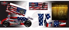 Second Amendment Patriotic Losi 22 Sprint Car Remote Control Car Wrap With Gloss