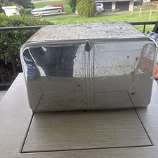 Vintage Rare Box By Lincoln Full Chrome Bread...
