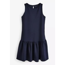 Tommy Hilfiger Navy Sleeveless Bubble Dress
