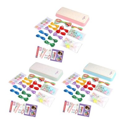 Fun Interactive DIY Bracelets Weaving Maker Set For Group Craft Activity