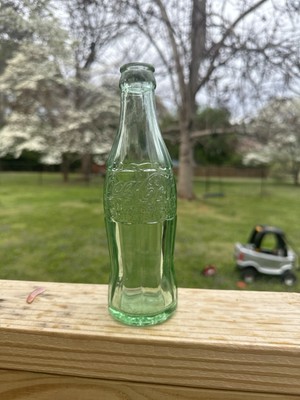 1947年 Coca-Cola ガラス瓶 グリーン Petersburg, VA 1947 Coca Cola 6 OZ Glass Bottle “Trademark Registered” Monroe NC