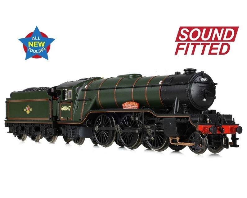 Graham Farish 372-614SF LNER V2 60847 St Peter's School Late Crest DCC SOUND