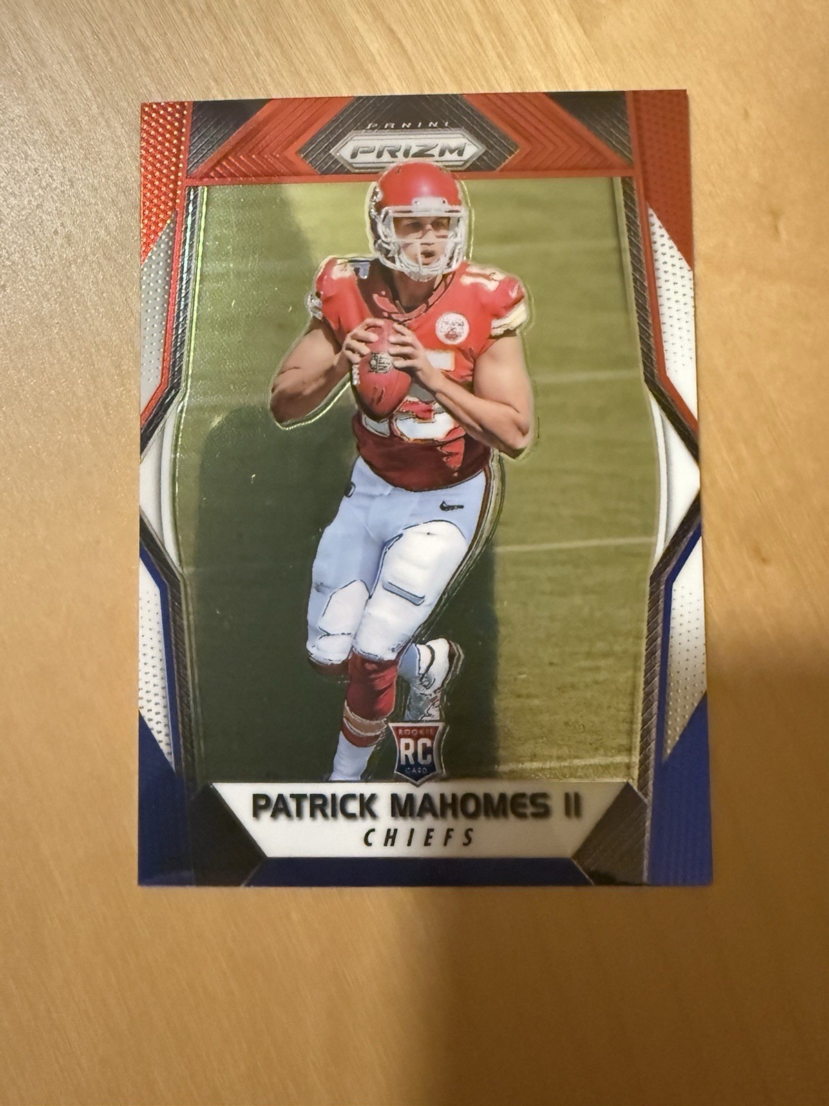 2017 Panini Prizm Rookies Patrick Mahomes II #269 Red White Blue Prizm (RC)