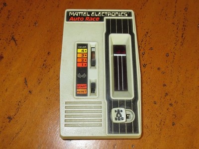 EARLY VINTAGE MATTEL ELECTRONICS AUTO RACE GAME - WORKS - VERY HARD TO FIND
