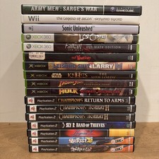 Untested Video Game Lot 17 PS2 XBOX Wii GameCube NBA Street Zelda RARE GAMES