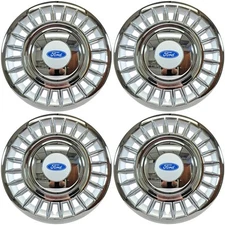 1998-2002 Ford Crown Victoria # 178-16C 16" Chrome Hubcap Wheel Cover SET + LOGO