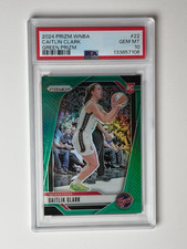 2024 Panini Prizm WNBA, Caitlin Clark #22, Green Prism, (RC)