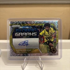 2025 Panini FIFA World Cup Karim Adeyemi Global Graphs Velocity Auto #GG-KA