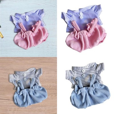 8 Zoll Plüsch Puppen Kleidung Spielzeug Verkleiden Miniatur Outfits Dekor süß Top und Träger