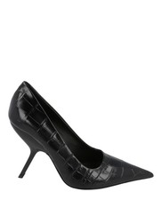 Ferragamo Womens Eva Crocodile Leather Pumps