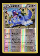 Exploud Reverse Holo - 82/124 - Fates Collide - Pokemon Card