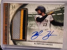 2025 Topps Museum Collection Ke’Bryan Hayes /25 Auto Patch Card Pirates 