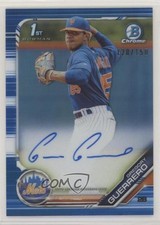 2019 Bowman Chrome Prospects Blue Refractor 120/150 Gregory Guerrero Auto 7i2