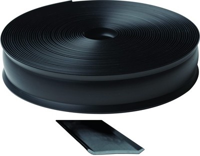 RV Designer 3/4 in Vinyl RV Trim Insert  50ft Roll Black HeavyDuty Roof Edge